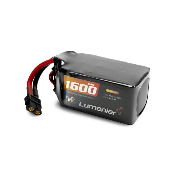 Lumenier N2O Feather-Lite 1600mAh 6s 130c LiPo Battery (XT-60) - Image 2