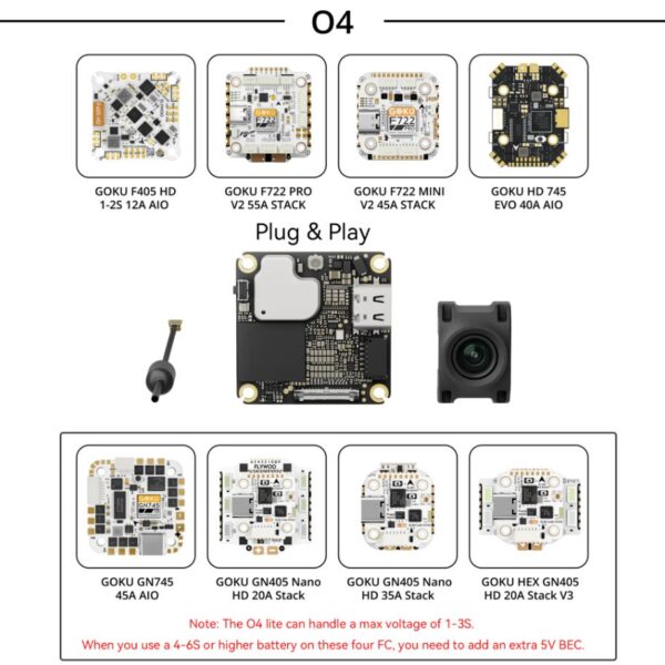 GOKU F722 Pro V2 55A 32Bit 128K 30X30 Stack Plug&Play O4 / O4 Pro - Image 3