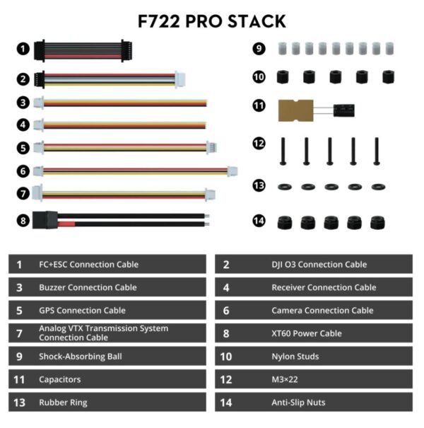 GOKU F722 Pro V2 55A 32Bit 128K 30X30 Stack Plug&Play O4 / O4 Pro - Image 4