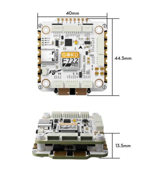 GOKU F722 Pro V2 55A 32Bit 128K 30X30 Stack Plug&Play O4 / O4 Pro - Image 6