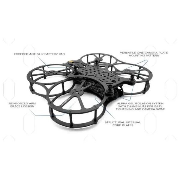 Lumenier QAV-PRO Whoop 5" Cinequads Edition - Frame Kit - Image 13