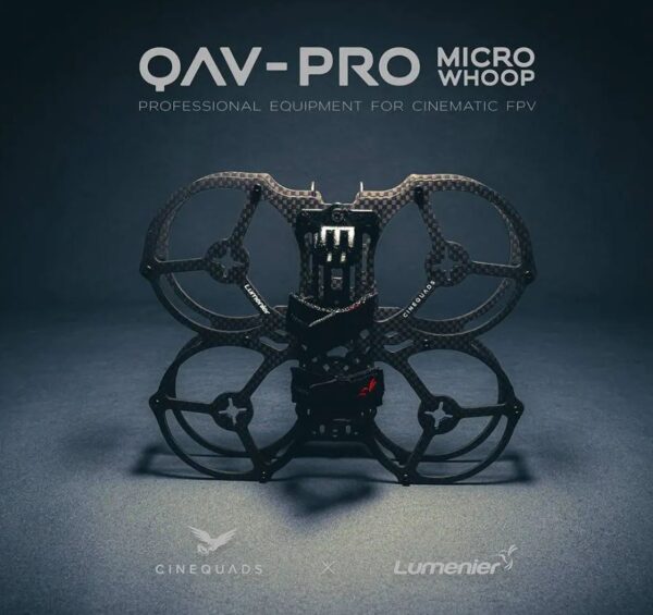 Lumenier QAV-PRO Micro Whoop 2.5" Cinequads Edition - Frame Kit - Image 10